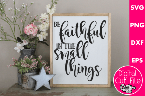 Be Faithful in the Small Things Embroidery Design Review