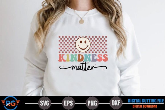 Kindness Matter – Retro Positive Quote: A Design for Heartfelt Projects