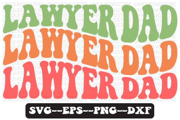 Lawyer Dad Quote Retro SVG Design Review